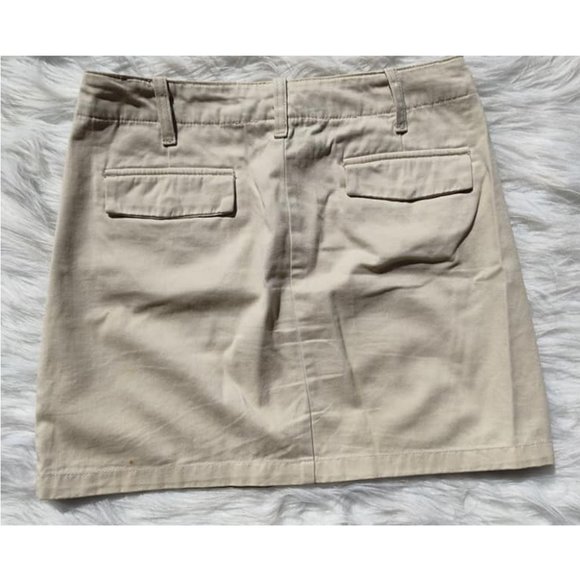 Gap Kakki SMini Skirt Sz 2 - Picture 2 of 3